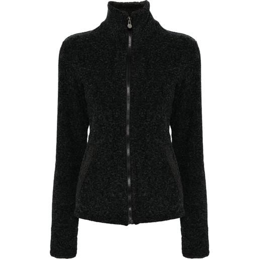 Fendi Pre-Owned - giacca con zip - donna - viscosa/poliestere - taglia unica - grigio