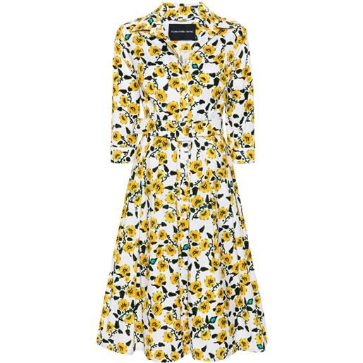 Samantha Sung chemisier midi audrey - bianco