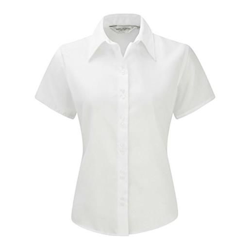 Russell Athletic russell da donna a maniche corte ultimate non occorre stirare camicia camicetta sky medium