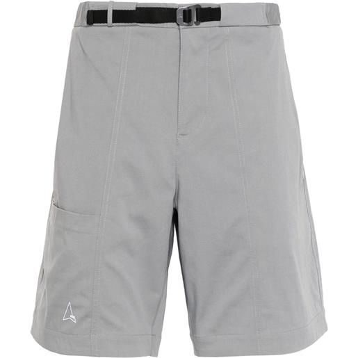 ROA bermuda con stampa - grigio