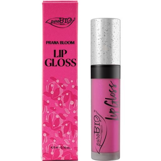 MAMI Srl purobio cosmetics 02 prana bloom lipgloss rose glitz
