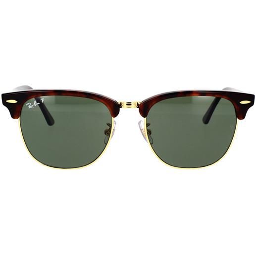 Ray-Ban occhiali da sole Ray-Ban clubmaster rb3016f 990/58 polarizzati
