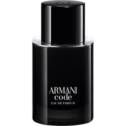 Armani profumi-da-uomo code-homme. Eau de parfum spray - ricaricabile 50 ml (1.264,60 € / 1 l)