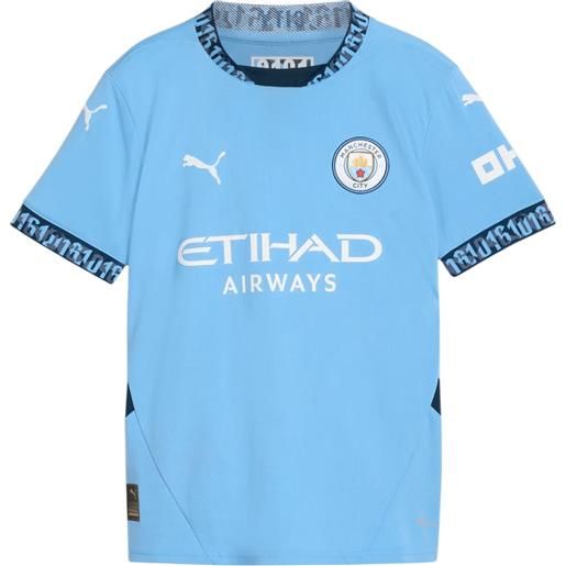 PUMA mcfc jr home jersey replica maglia gara manchester city 24/25 ragazzo