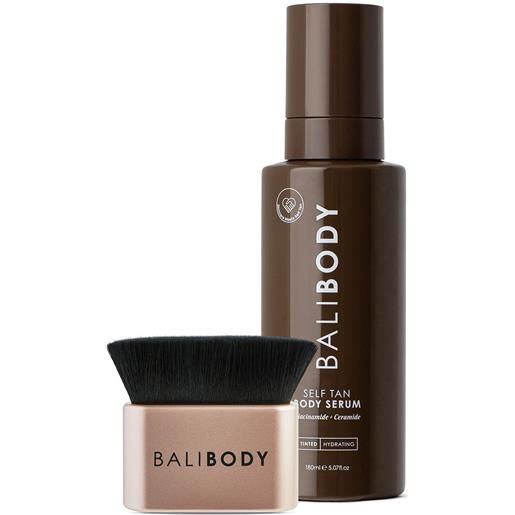 Bali Body self tan siero autoabbronzante corpo (180ml) con pennello