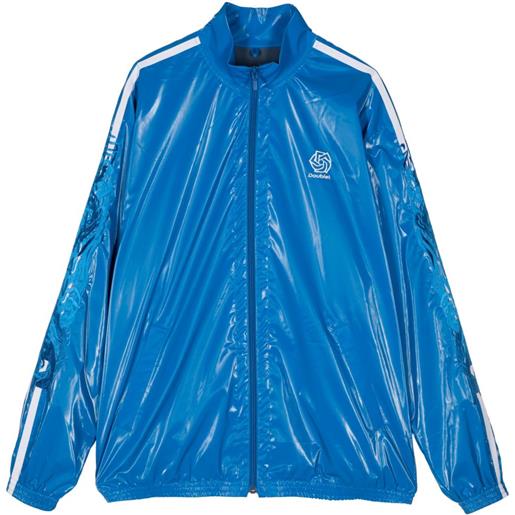 Doublet giacca con ricamo - blu
