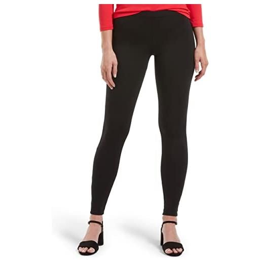HUE women's ponte leggings, black, x-large