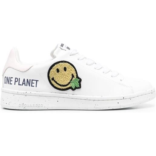 DSQUARED2 sneakers con applicazione - bianco