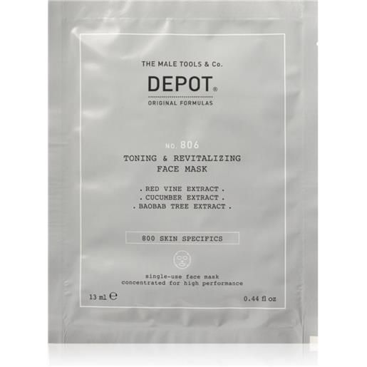 DEPOT 800 skin specifics no. 806 toning & revitalizing face mask 12x13 ml