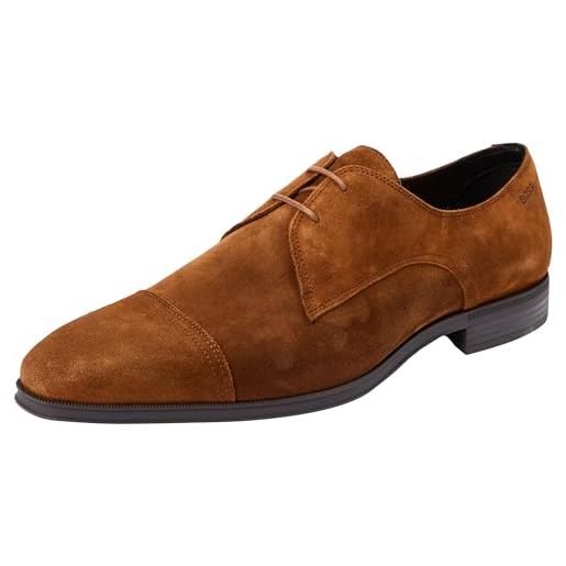 BOSS theon_derb_sdtc, derby uomo, medium brown, 40.5 eu