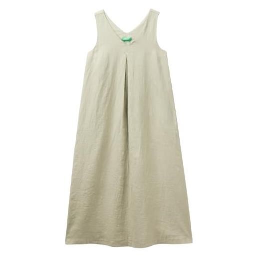 United Colors of Benetton vestito 4aghdv07c, verde militare 0w9, s donna