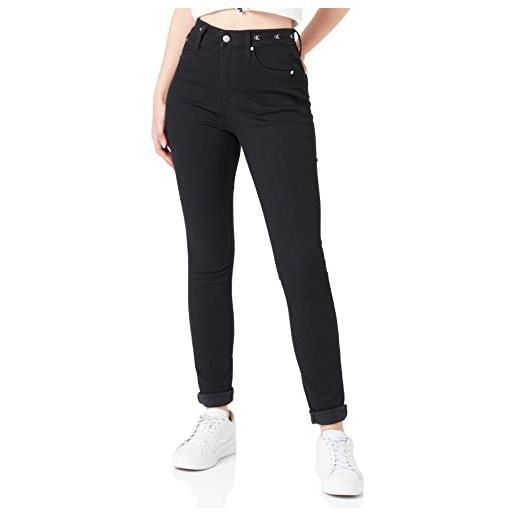 Calvin Klein jeans high rise skinny j20j219522 pantaloni, denim (denim rinse), 24w / 32l donna