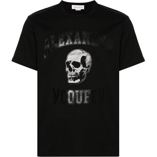 Alexander McQueen t-shirt con stampa - nero