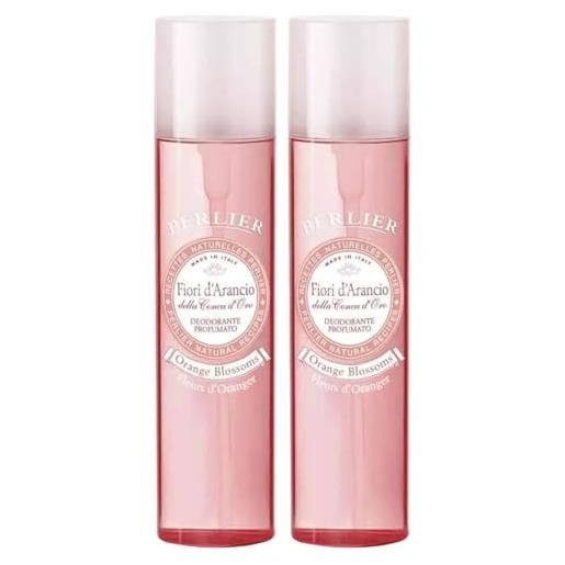 FEI FAN deodorante spray corpo, profumato fiori d'arancio della conca d'oro, senza sali di alluminio, parabeni e siliconi 100ml (2 spray)