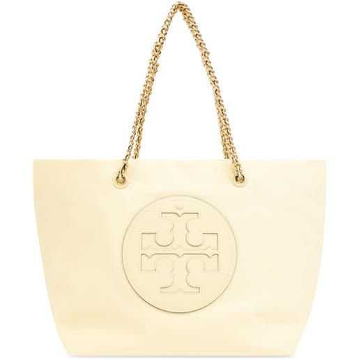 Tory Burch borsa tote ella con applicazione - toni neutri