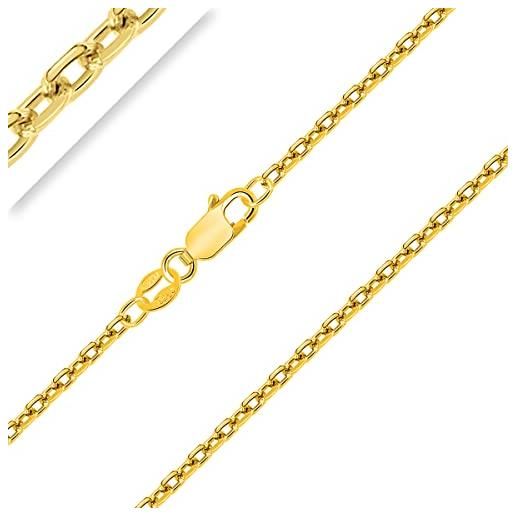 CARISSIMA Pendente con Twist in Oro Giallo 9 ct per Donna