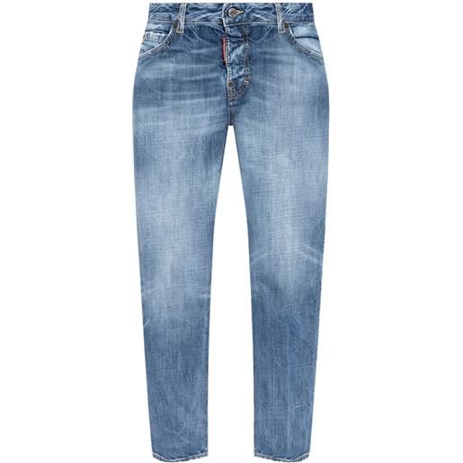 DSQUARED2 jeans con applicazione - blu