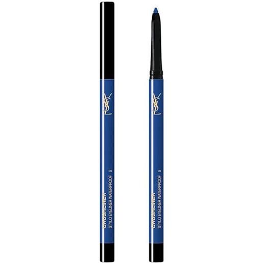 Yves Saint Laurent crushliner 6 blue enigamtique ultra pigmentata lunga durata 0,35 gr matita automatica