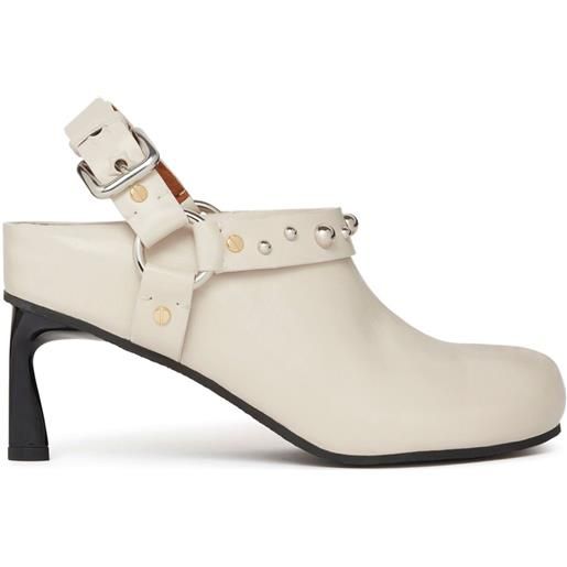 Stella McCartney clogs elyse con tacco - toni neutri