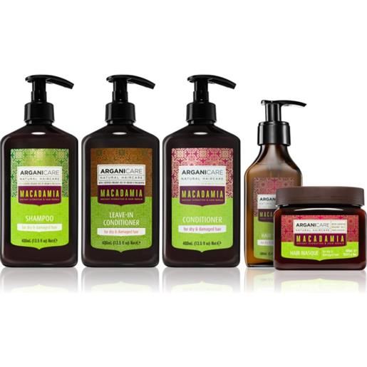 Arganicare macadamia set 1 pz