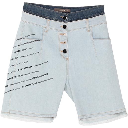 SIMONA CORSELLINI - shorts jeans