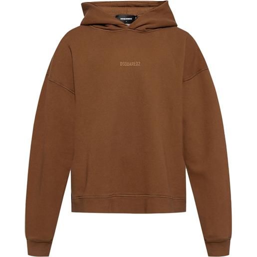 DSQUARED2 felpa con stampa - marrone