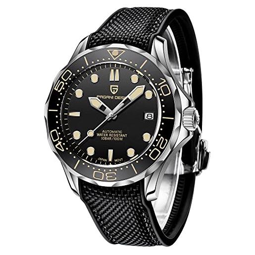 MWC Diver Automatico Acciaio Nero Ceramica Zaffiro Datario