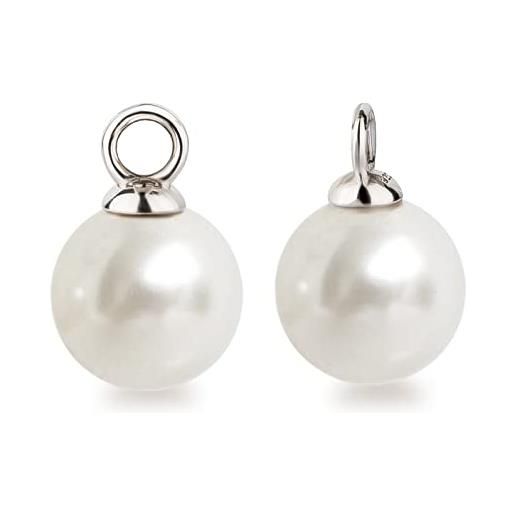 Schöner-SD Orecchini A Cerchio Pendenti In Argento 925 Con Cristalli Verdi A Goccia, Taglio Briolette, Zirconi, Realizzati In Germania, Eleganti E Senza Tempo - 2