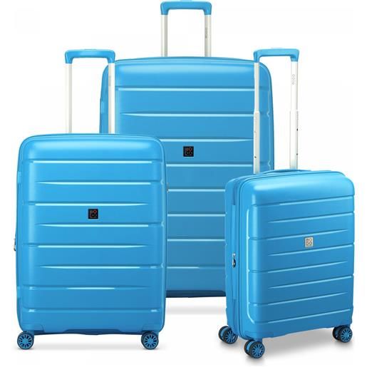 Modo By Roncato starlight 3.0 set valigie (grande, medio, cabina) - bluette
