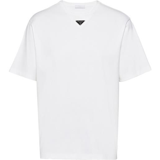Prada t-shirt con logo - bianco