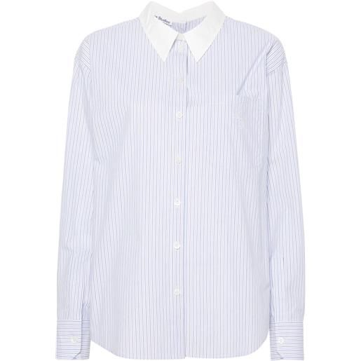 Acne Studios camicia con ricamo - blu