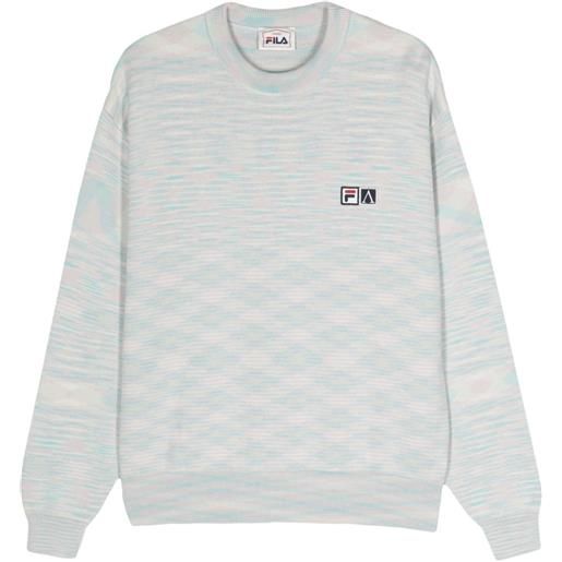 Fila maglione con applicazione logo - blu