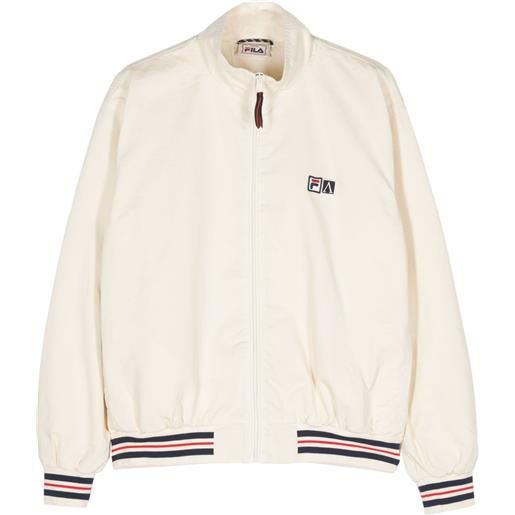Fila bomber con applicazione - toni neutri