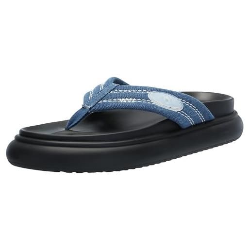 Desigual shoes_boat_thong den, sandalo donna, blu, 36 eu