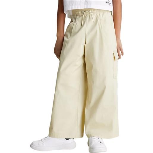 Calvin Klein Jeans pantaloni cargo gamba larga bambino