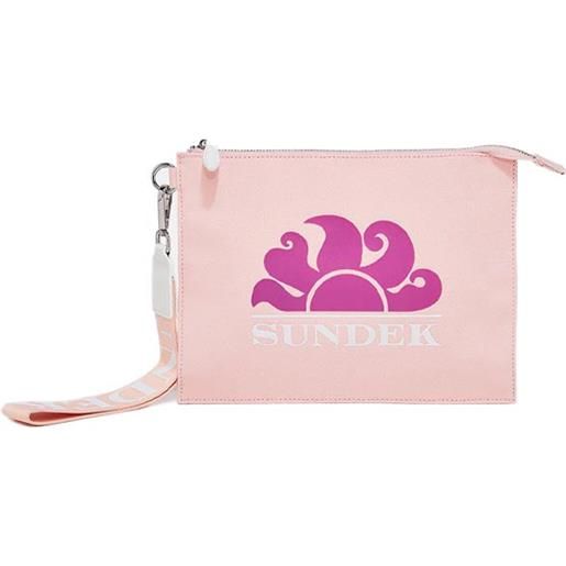 Sundek clutch in canvas