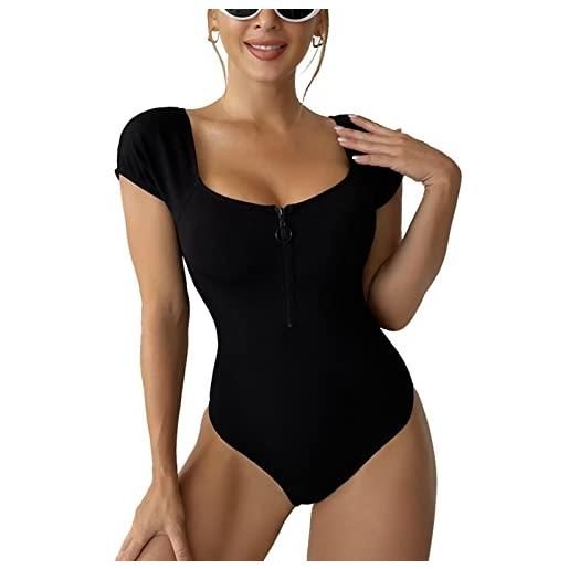 Costume Da Bagno Intero Donna - Snellente, Morbido, Con Coppe Imbottite