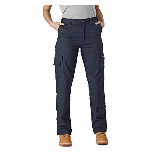 Dickies pantaloni da donna everyday flex, trouser donna, nero, 26w