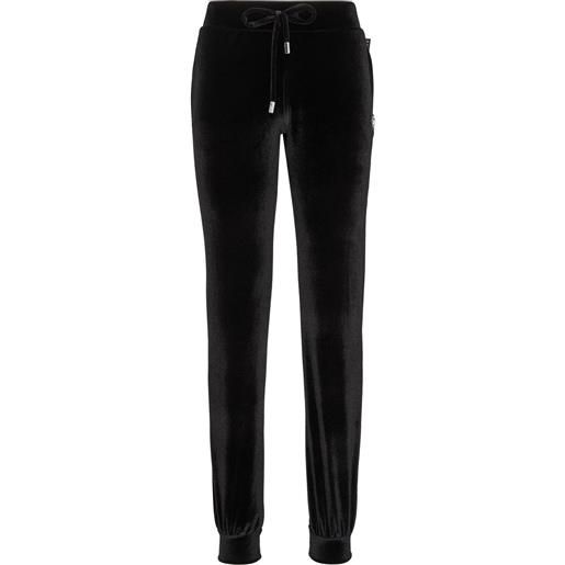 Philipp Plein pantaloni sportivi con decorazione - nero