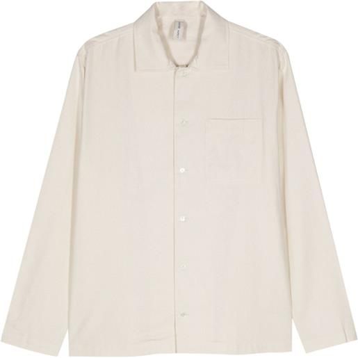 Another Aspect camicia con colletto ampio - toni neutri