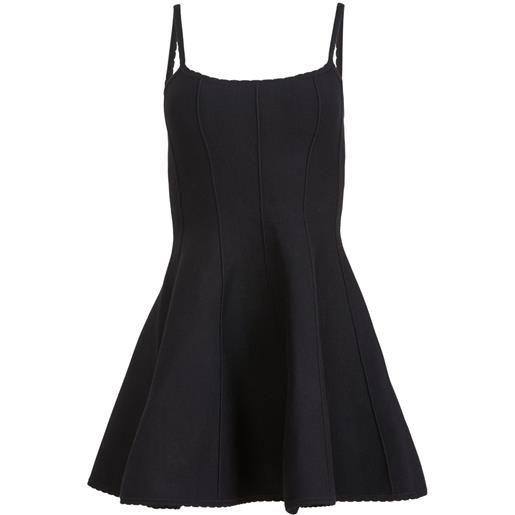 Fleur Du Mal abito svasato - nero