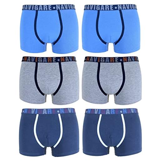 Navigare navig992zj boxer, art. 2992, 10 años (pacco da 2) bambino