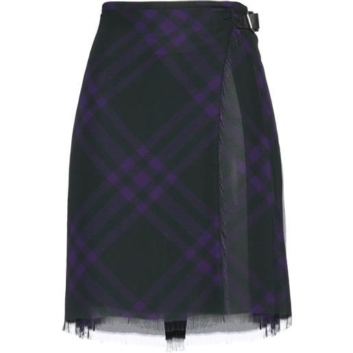 BURBERRY - minigonna