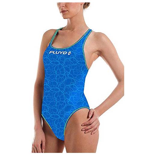 Salvimar costumo nuoto intero, donna, blu, 40 - xs