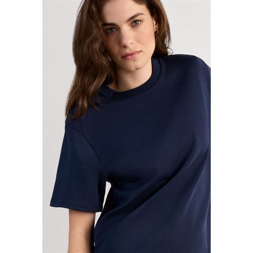 Intimissimi maglia manica corta in cotone luxury blu