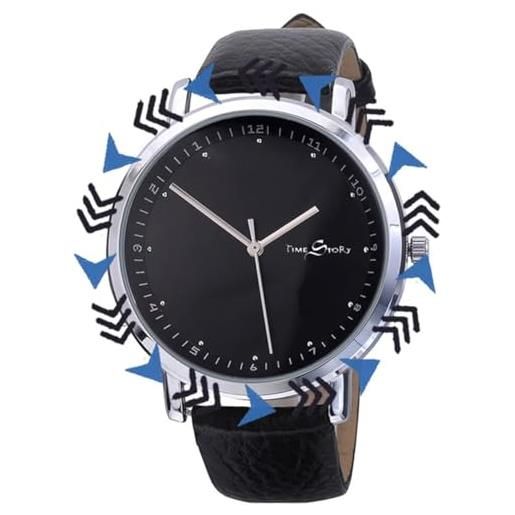 Orologio da Polso Impermeabile con Movimento al Quarzo Inverso, Girevole Contro l'orario