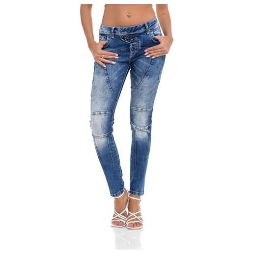 Cipo & Baxx jeans da donna, 502-blu, 29w x 32l