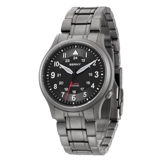 CITIZEN Orologio Multi-quadrante Uomo con Cinturino in Titanio BY1018-80X