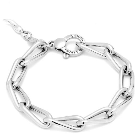 NKlaus Bracciale Donna In Argento 925 | Catena Veneziana Ovale 19 Cm, Larghezza 1.9 Mm | Gioiello Semplice Per Polso Fino A 17.5 Cm