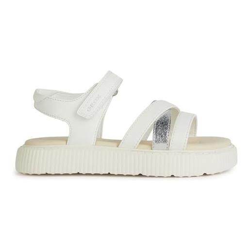 Sandali Sportivi Geox D Spherica Per Bambine - In Pelle Con Zeppa